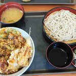 Tendon Tenya Toyama Hongo Ushin Ten - 初夏天丼小そばサービスセット