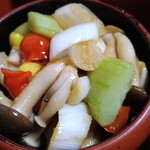中国精進料理 凛林 - 豚ロースと鎌倉野菜の炒め