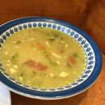 アジアカレーハウス - スープ。野菜たっぷり。
