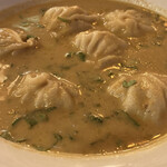 ネパールステーション - スープモモ（冷）のアップ