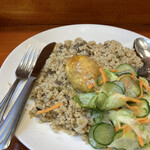 アジアカレーハウス - マトンビリヤニ卵カレー付き