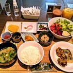 レストラン サルビア - ２泊目の朝食は和風にしました( *´艸)