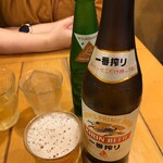 中国ラーメン揚州商人 - ビールとジンジャーエールで乾杯！！