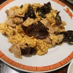 Benitora Gyouzabou - キクラゲと豚肉の卵炒め