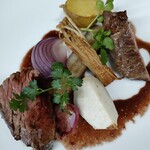 ビストロ ボルドール - 牛リヴロースのステーキ