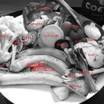 かわごえ - 小江戸黒豚生ソーセージ（３本），COEDO「漆黒」※食材名を明記