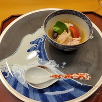 美会 - 鱧 蛤 車海老 フルーツトマト 大里シメジ