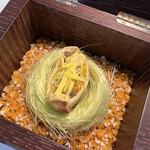 Installation Table ENSO L'asymetrie du calme - とうもろこしの世界✨中のヤングコーンの食感いいね！