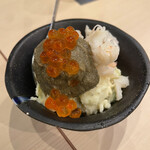 Sake To Sakana No Shindou - 蟹身、蟹味噌、いくら乗せポテサラ