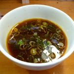 雨は、やさしく - つけ麺のつけダレ