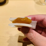 鮨 由う - ・自家製カラスミ餅