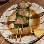 鳥茂 - ピーマン肉詰め