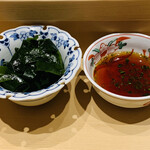 鮨 由う - ・三陸産 わかめ ポン酢で
