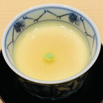 鮨 由う - ・穴子と百合根の茶碗蒸し