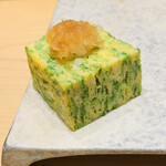 鮨 由う - ・あおさのりの玉子焼き