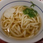 なか卯 - かけうどん(2022年6月22日撮影)