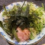 烈志笑魚油 麺香房 三く - 三くセットかけ（ネギトロ） ¥1100