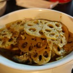 明ごころ本店　洋食店 - レンコンのペペロンチーノ