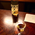 燗酒嘉肴 壺中 - ◉ 神亀純米大古酒　昭和57年の長期熟成酒です。 常温で頂きます。