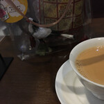 大阪ハラールレストラン - チャイをサービスしてくれました♪