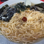 ラーメンショップ - ラージャン・大蒜を投入！