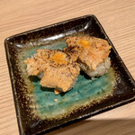 Sushi Sake Sakana Sugidama - 海のフォアグラ 雲丹バター炙り ２貫 ¥329