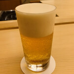銀座 小十 - ・エビス生ビール