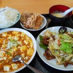 Ryuuka - 麻婆豆腐、回鍋肉定食 1080円