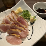 鶏炭焼き おはこ 西原店 - 地鶏のタタキ