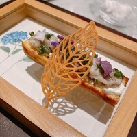 Lien - 鯵のタルタル、クリームチーズ他