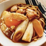湾岸長島PA(下り) ショップ - 玉子がいい具合に半熟に(っ´ω`c)♡︎
