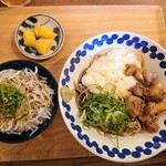 創作ダイニングカフェ 一道 - 令和4年6月 ランチタイム
河内鴨とろろそば＋ミニしらす丼 1200円