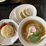 札幌屋台ラーメン - ラーメン半チャーハンセット