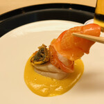 もめん - 赤貝の下に帆立♡