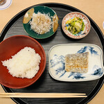 もめん - 太刀魚の塩焼き定食(*´艸`*)♡