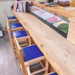 賀寿当 - カウンター席