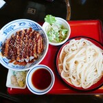 うどん市 - みそカツ丼セット