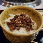 焼肉 拍手喝采 - ヒレのまぶし茶漬け
