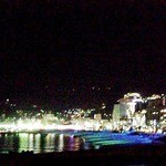 でん助茶屋 - ２０１３／０３／ＸＸ　食事しながらの夜景