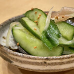 焼鳥 谷口 - 胡瓜漬け