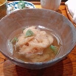 みかわ 是山居 - 〆はさっぱりと天茶で