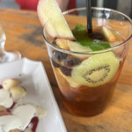 桃の農家カフェ ラペスカ - ピーチティー