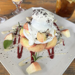 桃の農家カフェ ラペスカ - ピーチソレイユ