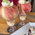 桃の農家カフェ ラペスカ - ピーチジュエル