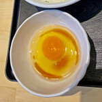 超純水採麺 天国屋 - 「平飼い卵のTKG」のたまご