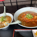 旭川ラーメン - 味噌ラーメン(中)・スタミナラーメン(大)