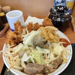 かつや - スタミナ丼とチキンカツ￥690+大盛