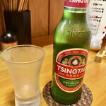 烏賊食堂 - 青島ビール
