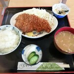 とんかつとん平 - かつ定食(ロース肉)