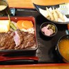 Oumigyu Uresutoran Makiba - 近江牛ステーキ重(2,800円)